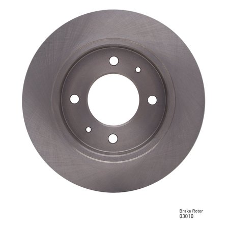 DYNAMIC FRICTION CO Brake Rotor, Rear 600-03010